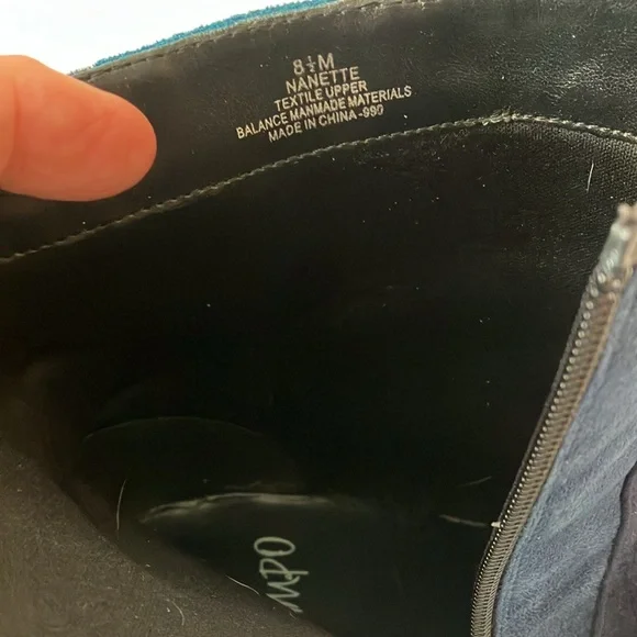 8 1/2 M Midnight Blue Impo Boots - Picture 4 of 7